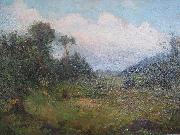 Creator:Edmond Dyonnet A forest meadow oil painting on canvas